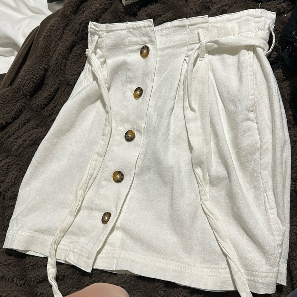 White skirt
